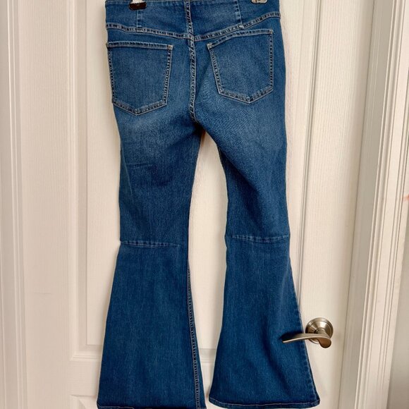 Free People We the Free Penny Pull-On Flare Jeans Size 30 - Picture 10 of 14